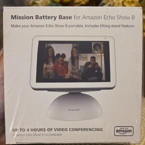 Amazon Echo Show 8 Mission Battery Base - White